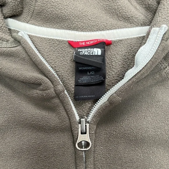 The North Face Hooded Fleece Zip up | Moss Green | Large - Picture 2 of 7